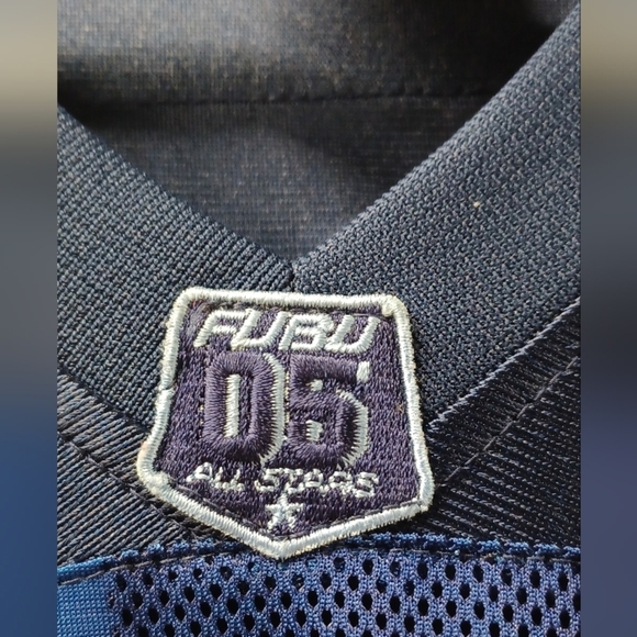 VTG FUBU Sports 05 Official Champions XXL League Football Jersey Blue Y2K - Picture 4 of 16